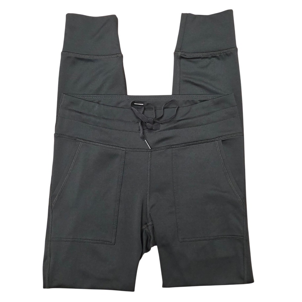 OFFLINE by Aerie Warmup Legging Women M Black Pockets Ribbed Yoga Loungewear